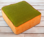 Thick-Green-Yellow-Square-Cushion