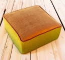 Thick-Orange-Green-Square-Cushion