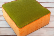 Thick-Green-Yellow-Square-Cushion