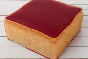 Thick-Red-Orange-Square-Cushion