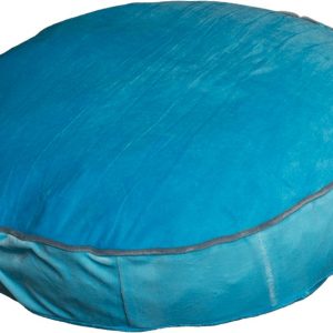 Round Blue Cushion
