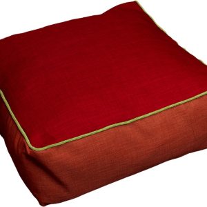 Square Red Cushion