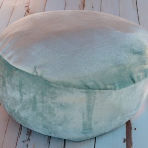 Thick Round Blue Cushion